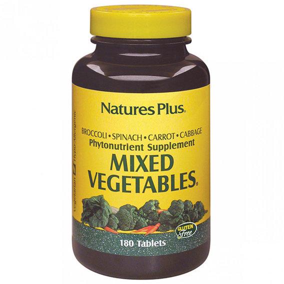 Комплекс для пищеварения Nature's Plus Mixed Vegetables 180 таблеток (000002427)