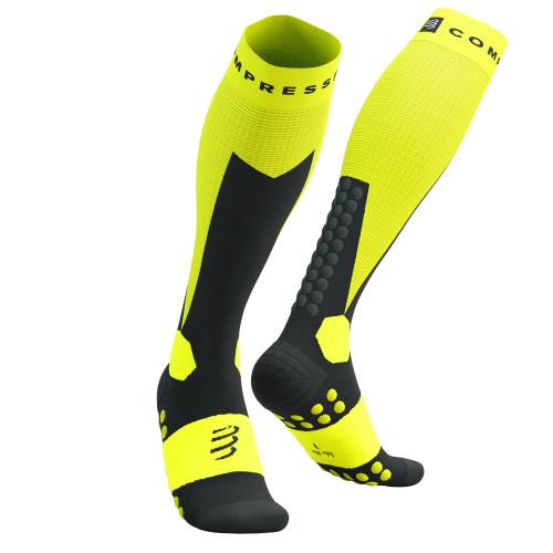 Гольфи Compressport Ski Touring Full Socks T3 Safe Yellow/Black