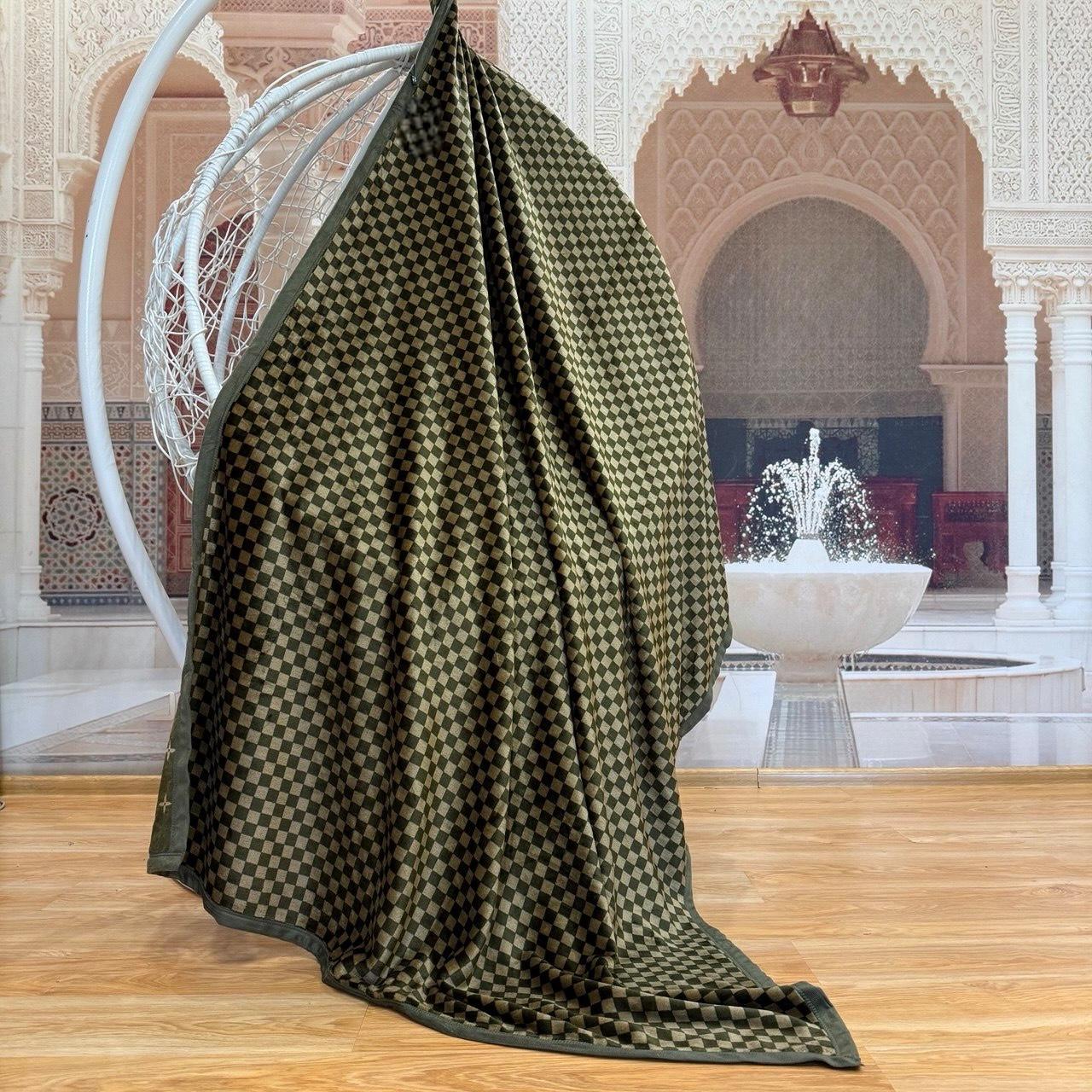 Плед-покрывало двустороннее Koloco Велюр 150x200 см Разноцветный (07-107-7) - фото 3