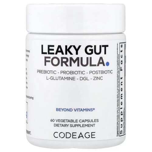 Пробиотики и пребиотики Codeage Leaky Gut Formula 60 Capsules (AGE-33312) Пробиотики и пребиотики Codeage Leaky Gut Formula 60 Capsules (AGE-33312)