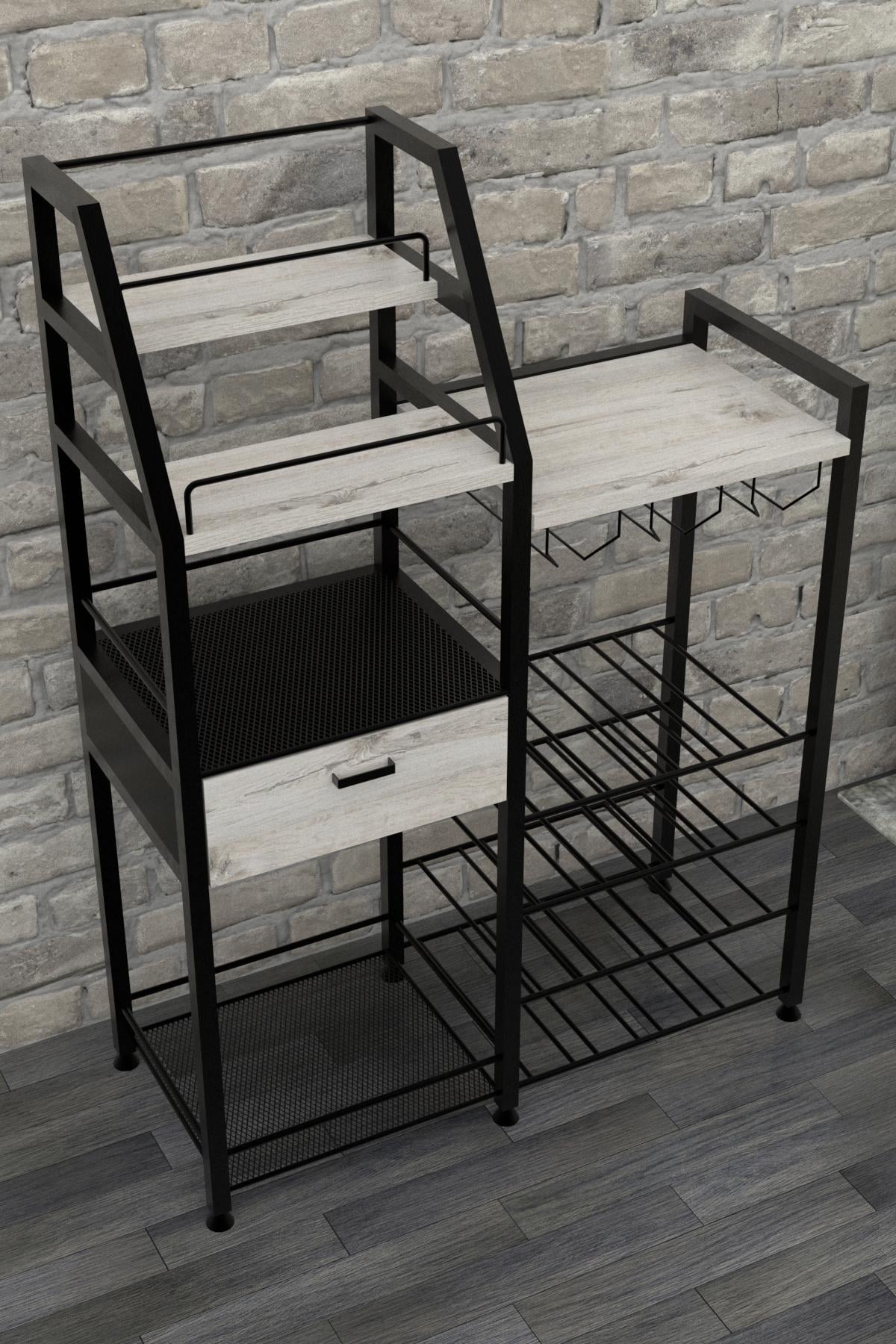 Стеллаж барный EcoLoft Лофт Дионис DSP-1208 Дуб кортона (26657574) Стеллаж барный EcoLoft Лофт Дионис DSP-1208 Дуб кортона (26657574)