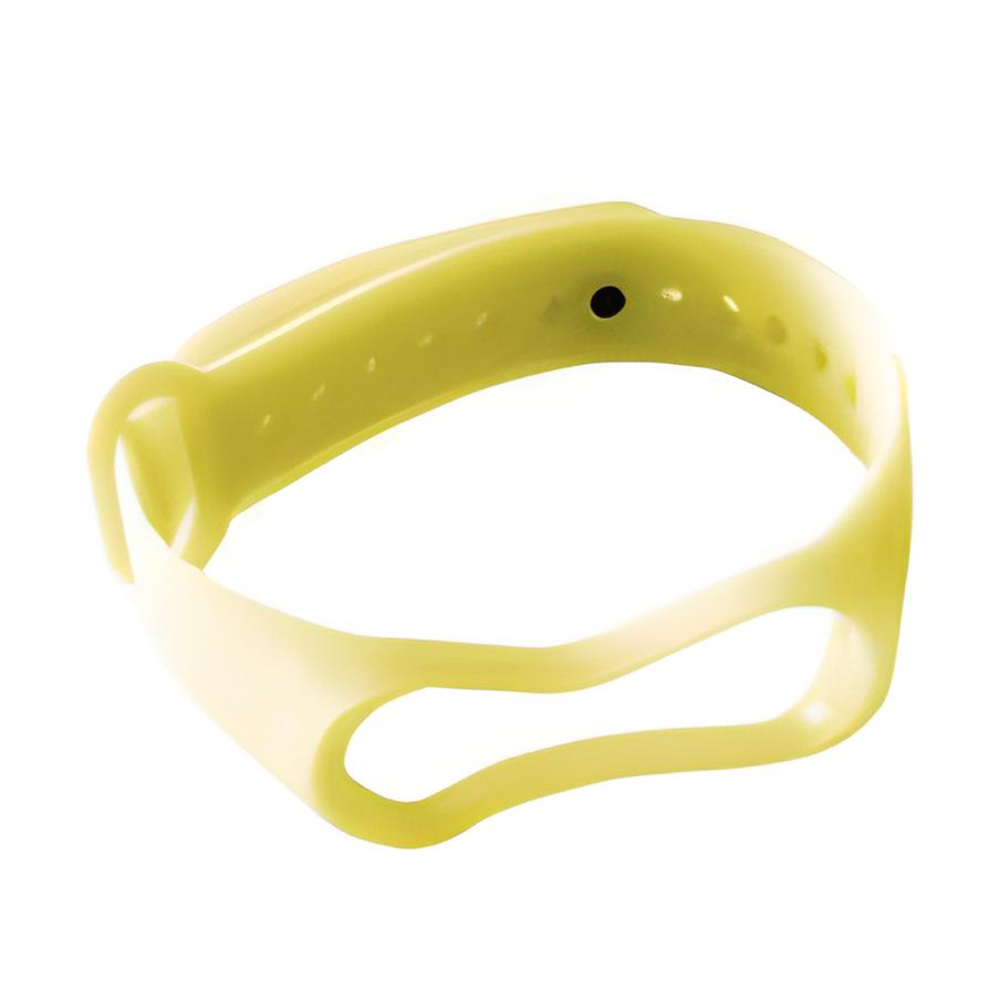 Ремешок для фитнес браслета Xiaomi Mi Band 3 4 Phosphoric Yellow
