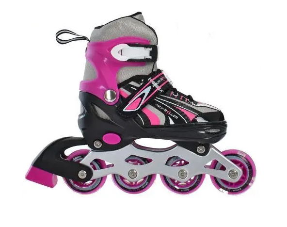 Ролики Profi A 4146-S-P р. 31-34 Розовый