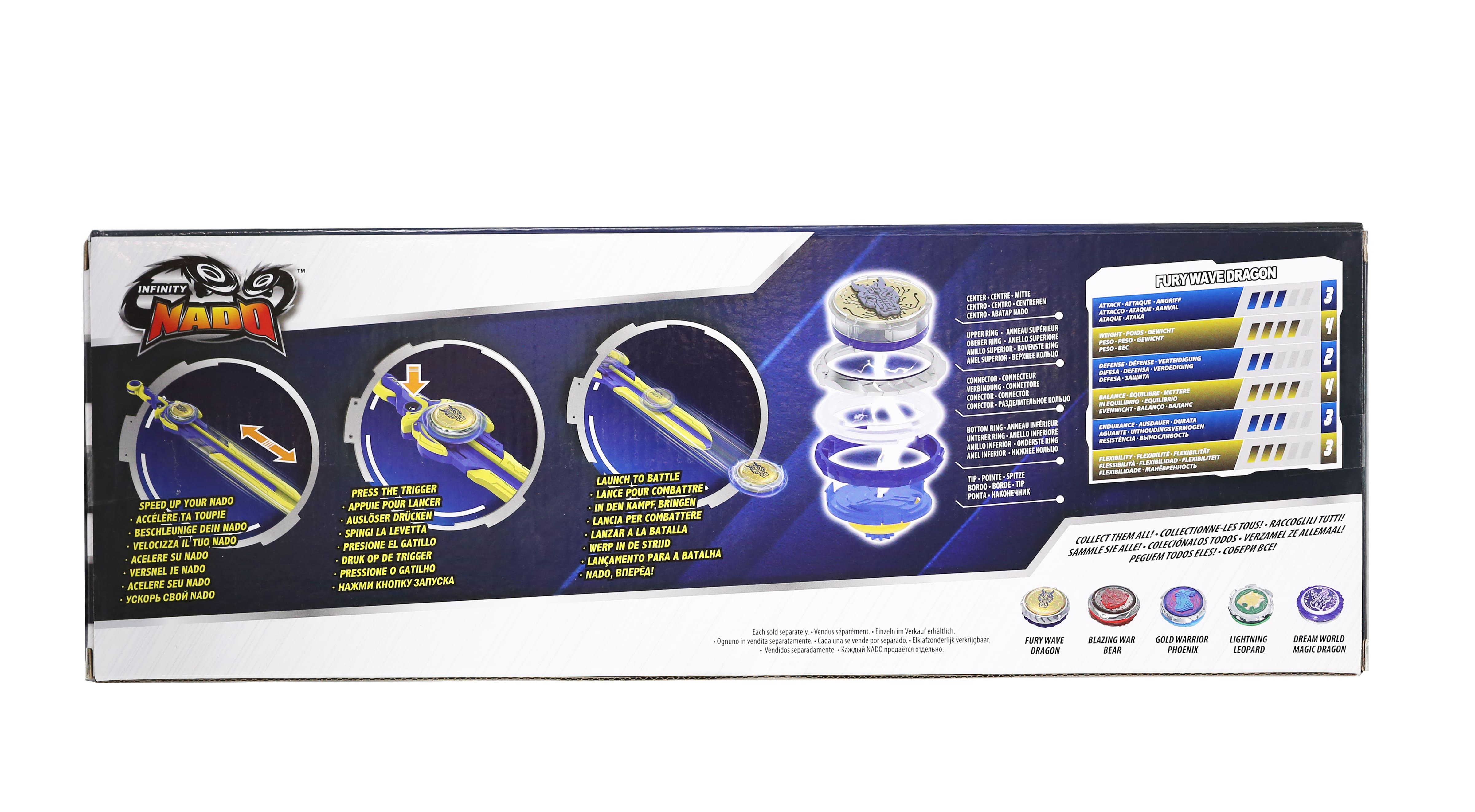 Волчок Infinity Nado VI Standard Pack Февраль Дракон с LED подсветкой (EU654121) - фото 9 Волчок Infinity Nado VI Standard Pack Февраль Дракон с LED подсветкой (EU654121) - фото 9