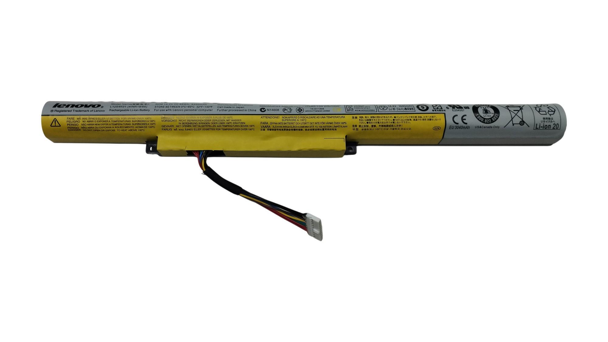 Аккумулятор для ноутбука Lenovo-IBM L12L4K01 IdeaPad Z400 14,4V 3350 mAh (007522) Аккумулятор для ноутбука Lenovo-IBM L12L4K01 IdeaPad Z400 14,4V 3350 mAh (007522)