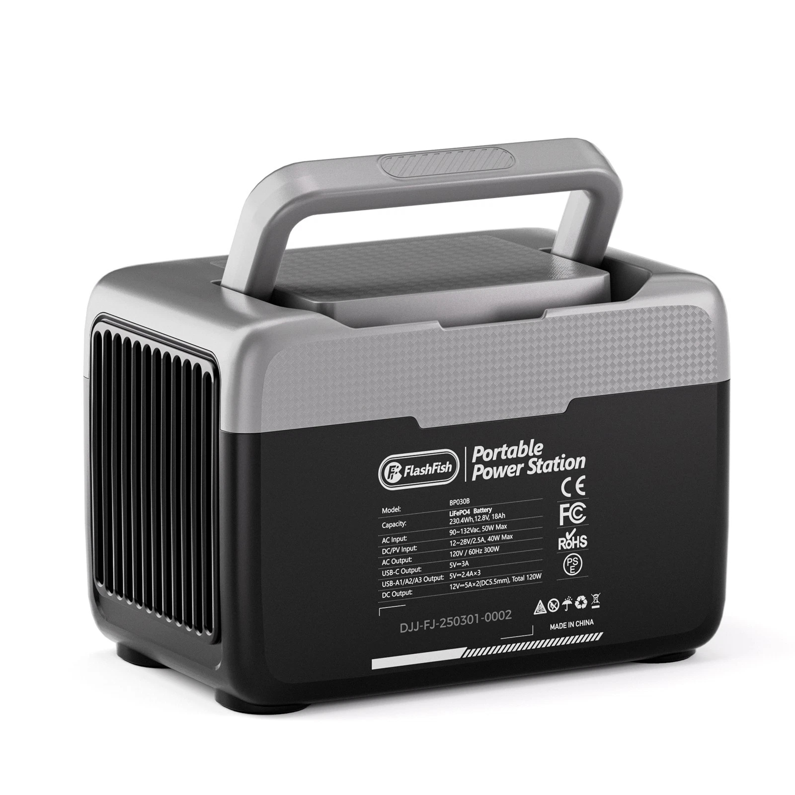 Зарядна станція FlashFish BP030B 300 Вт 230,4 Вт/год з ліхтарем та функцією Pass-Through (2657) - фото 5