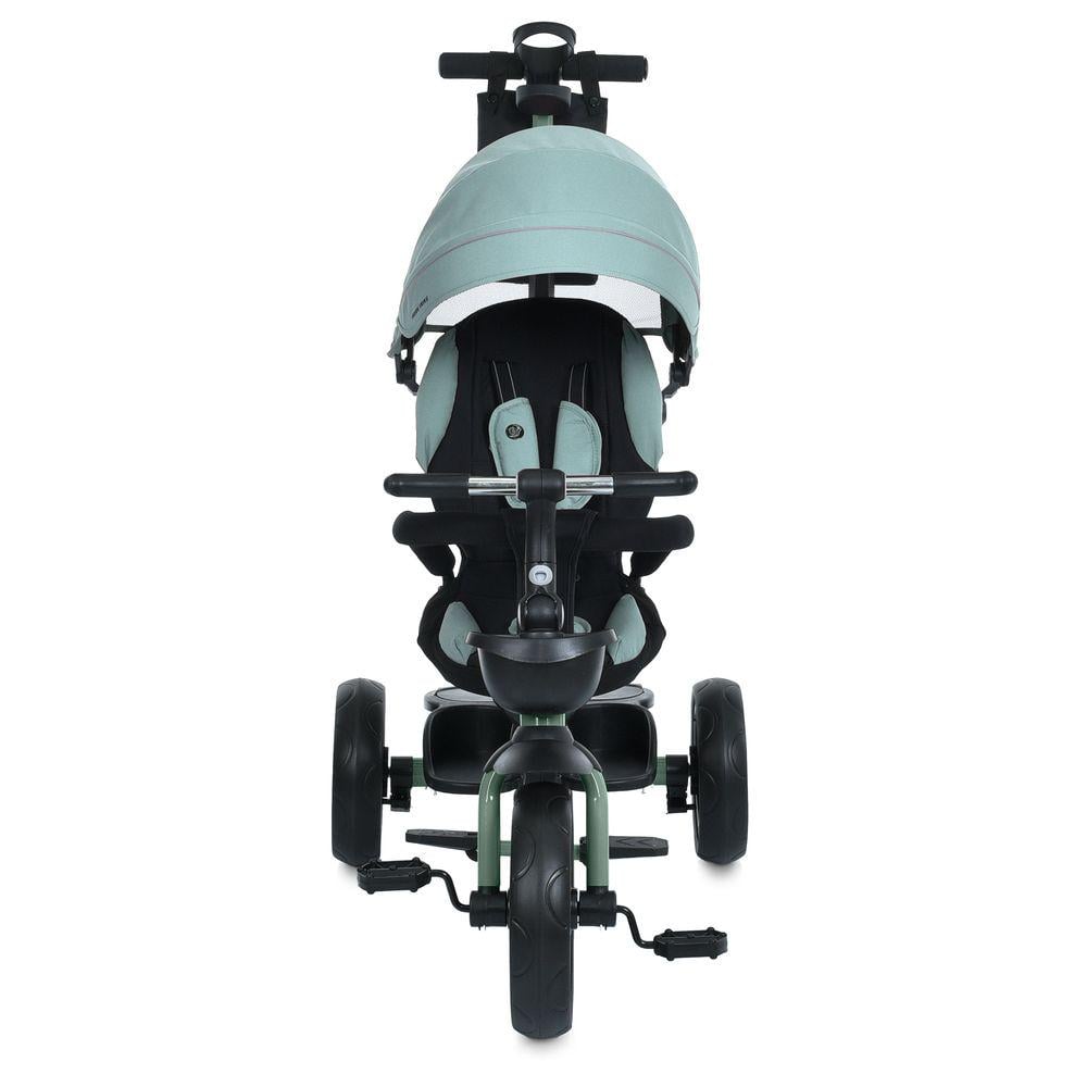 Велосипед триколісний Turbo Trike MT 1001-1 з батьківською ручкою і поворотним сидінням Зелений - фото 8