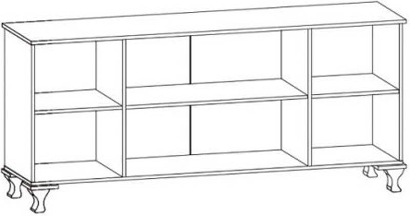 Комод для квартиры 4Д Mebel Service Милан182,3х46,3х81,5 см Белый матовый (23439559) - фото 3 Комод для квартиры 4Д Mebel Service Милан182,3х46,3х81,5 см Белый матовый (23439559) - фото 3