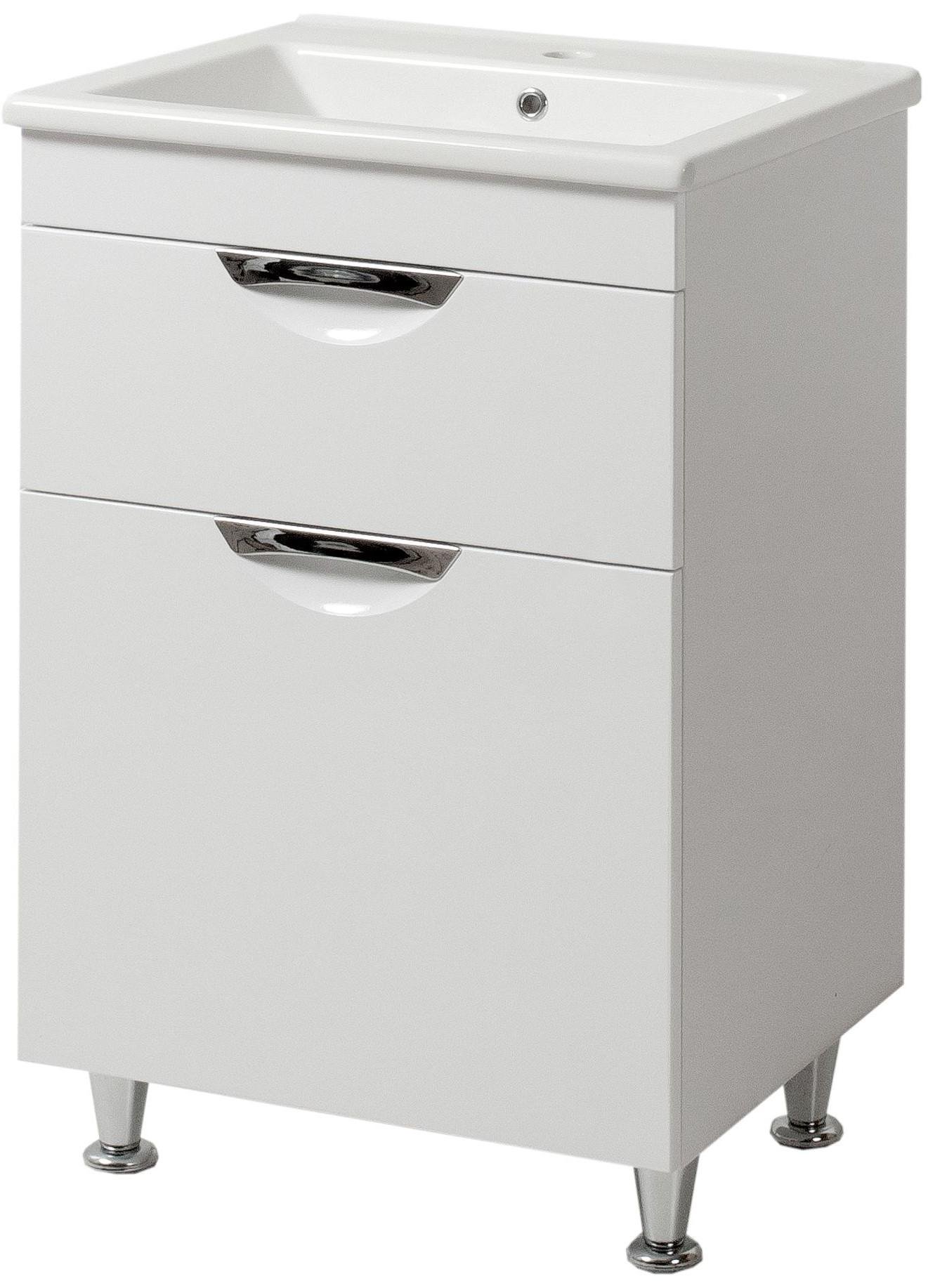 Тумба ЮВВИС Грация Т-2 55 см с умывальником Trio (14707360)