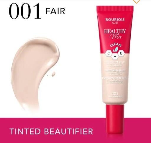 Тональний флюїд для обличчя BOURJOIS Healthy Mix Clean 001 Fair 30 мл (2198079469) - фото 2