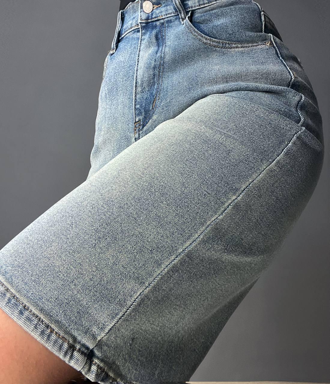 Шорты женские джинсовые Allure 560-88 бермуды р. 30 Голубой (26881512) - фото 8