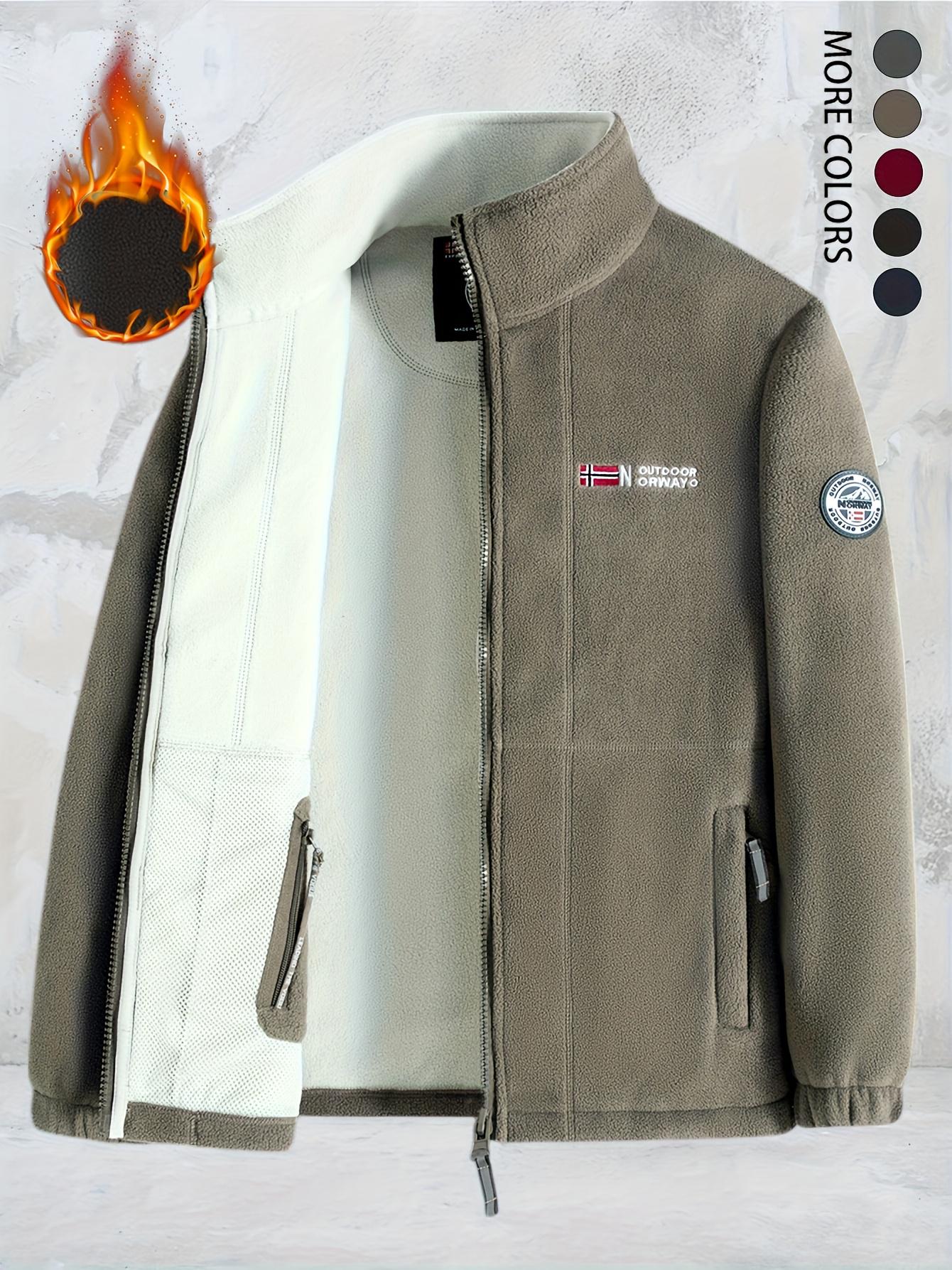 Куртка мужская теплая Knit флисовая утолщенная L Серый (23669034) - фото 7