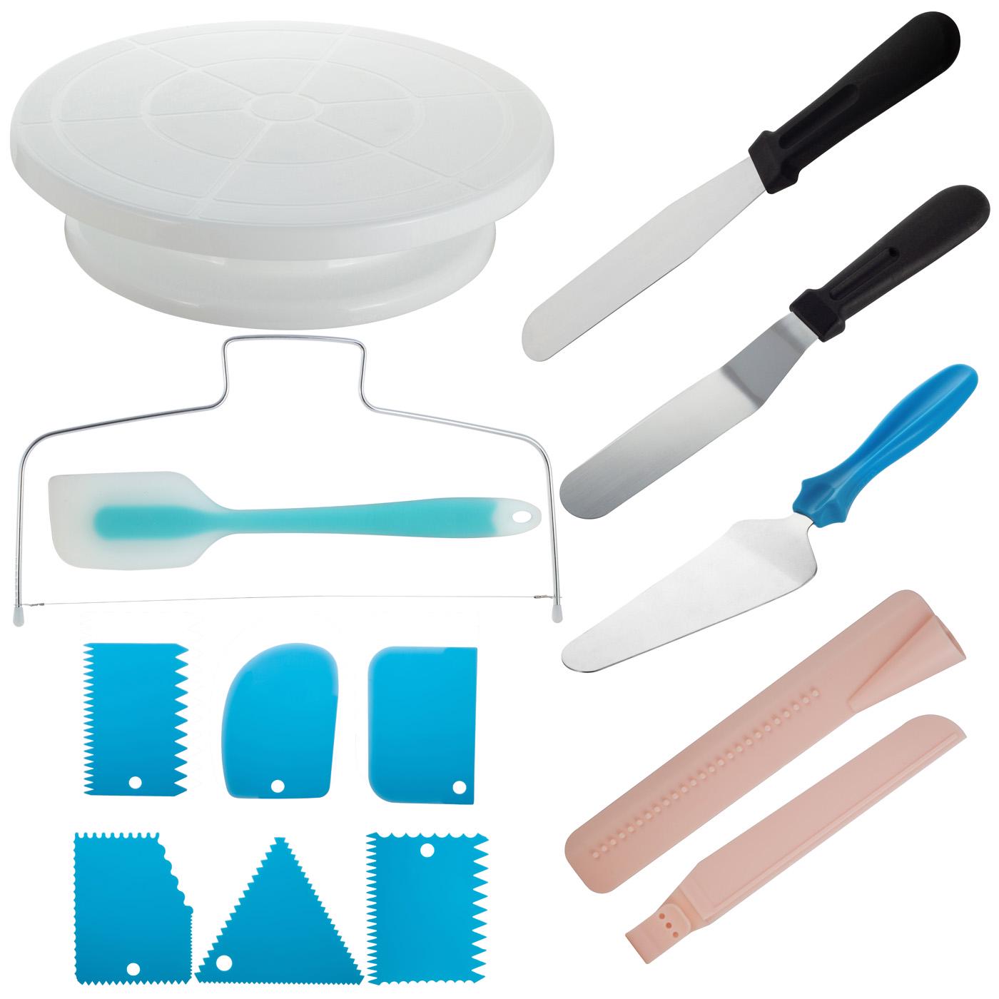 Набір кондитерських інструментів Kamille для прикрашання тортів 13 предметів