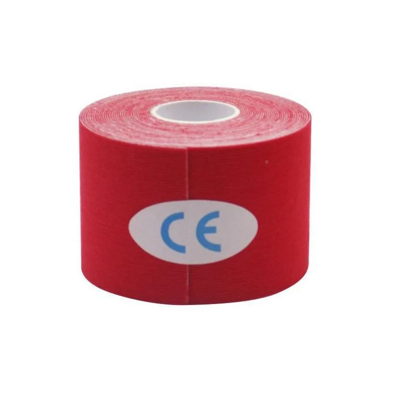 Кинезио тейп Kinesiology Tape 5 см х 5 м Красный (К000032)