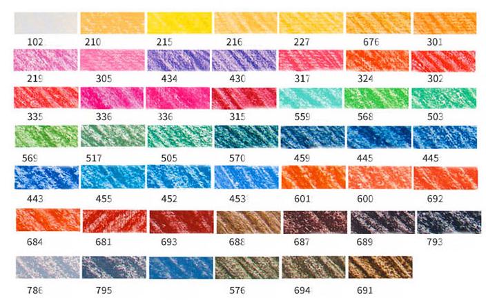 Пастель художественная профессиональная сухая Marie’s MASTER 48 цветов (M-48) - фото 3