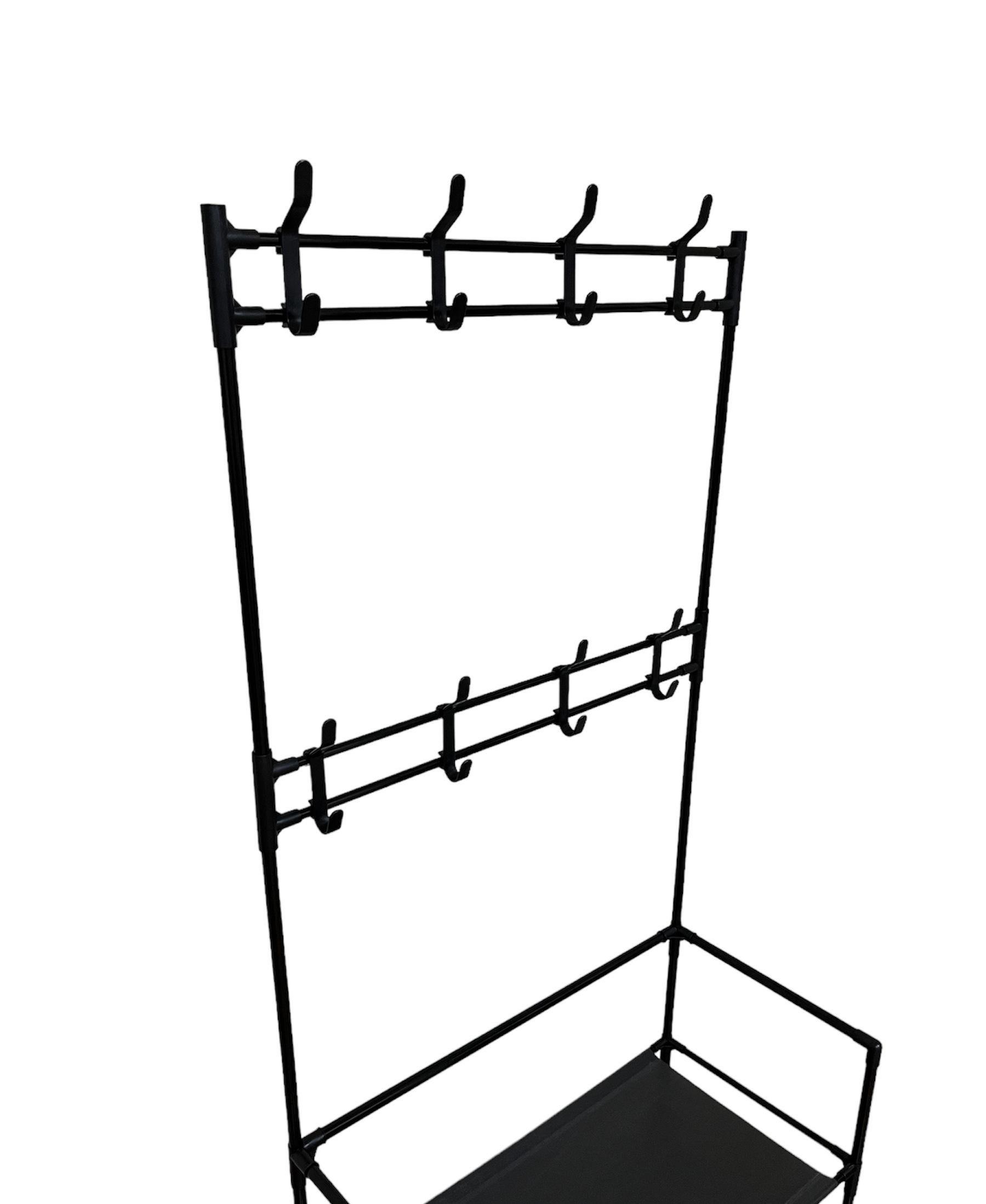 Вішалка для одягу New simple floor clothes rack LK-10 Чорний - фото 4