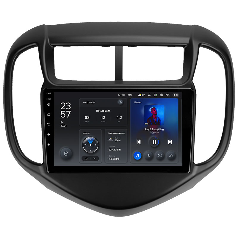 Автомагнитола штатная Teyes X1 для Chevrolet Aveo 3 2016-2021 Android X1 2+32G Wi-Fi/4G (1632883669)