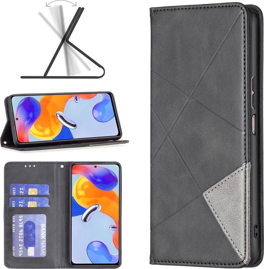 Чохол книжка SHLab Prisma Xiaomi Redmi Note 11 Pro (4G/5G) Black (36327-2B)