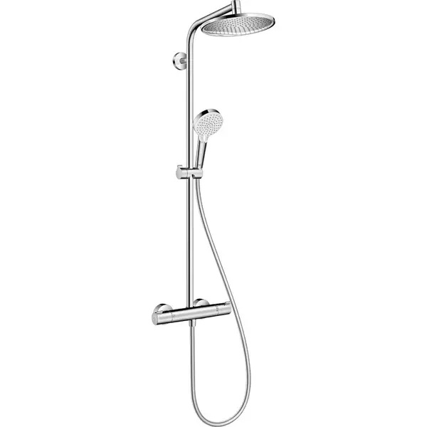 Душова система Hansgrohe Crometta 27267000 S 240 1jet Showerpipe з термостатом (35623989)