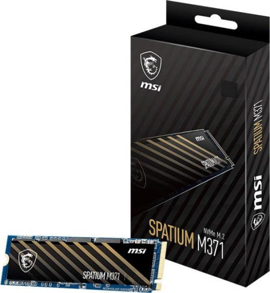 SSD-накопитель MSI Spatium M371 500GB M.2 2280 PCIe 4.0 x4 NVMe 3D NAND TLC (S78-440K160-P83)