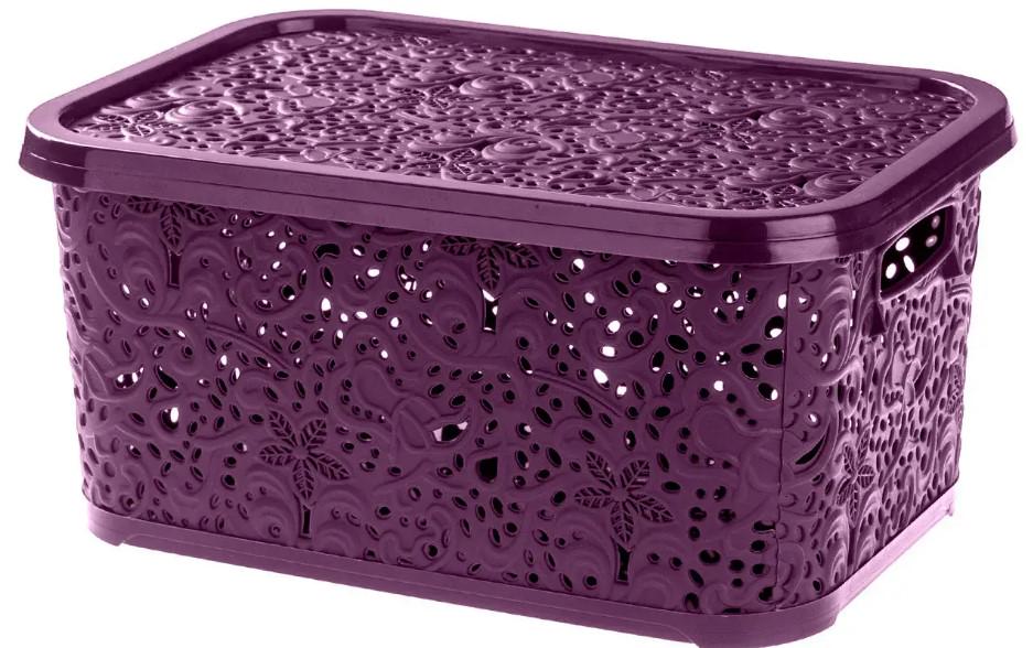 Корзинка R-plastic Ажур 6 л 28,5x20,5x12,5 см Фиолетовый (AN005827)