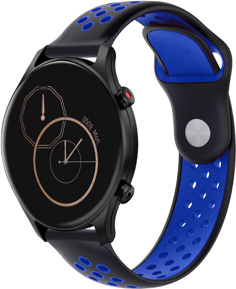 Ремешок Sport для Haylou LS04 RS3 Black/Blue (26322-43)