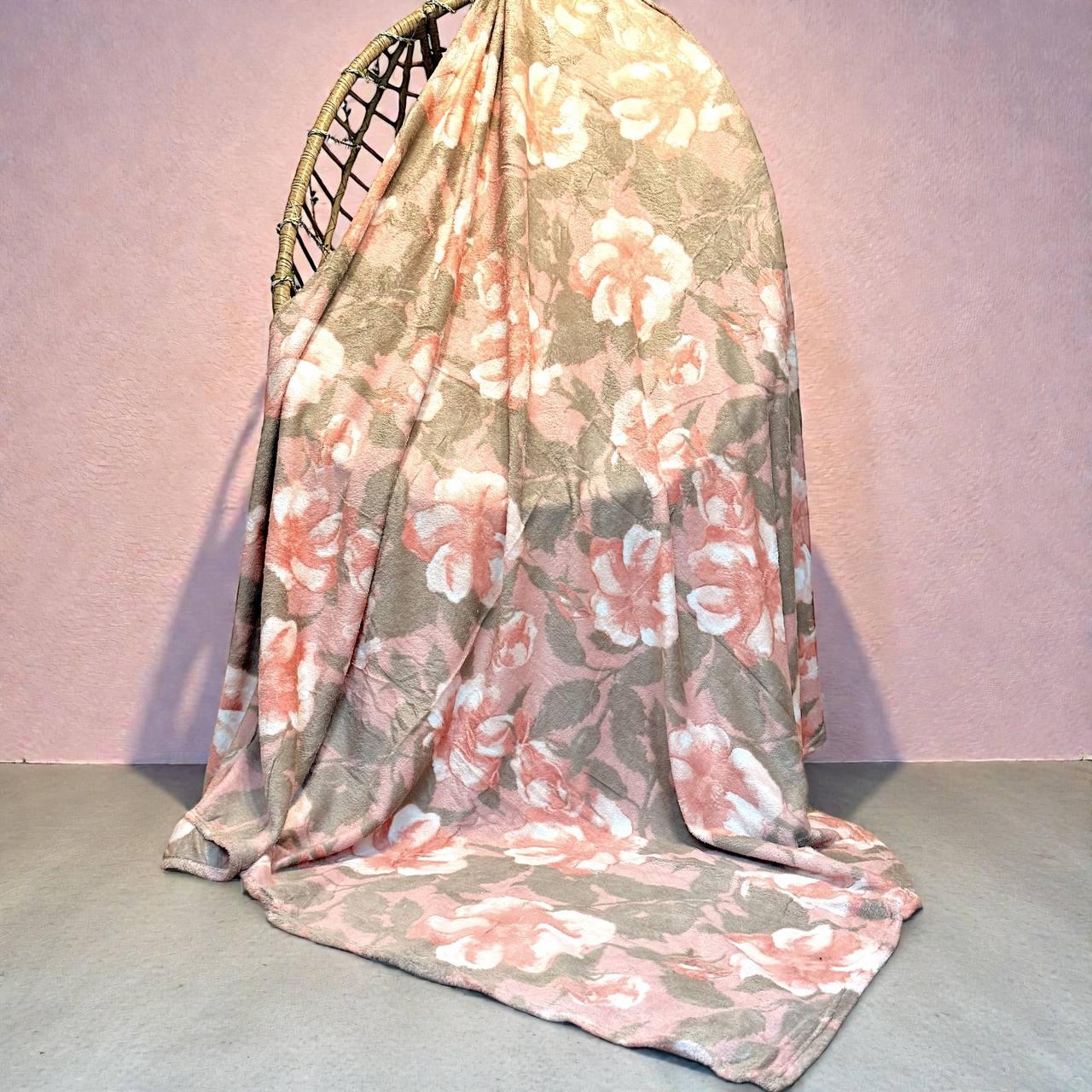 Плед-покрывало Malloory Home из микрофибры 180x200 см Разноцветный (07-26-8)