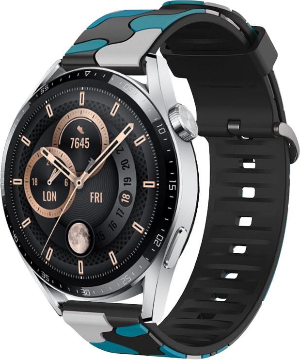 Ремешок Tactic Camouflage для Huawei Watch GT3 46 мм Blue (32940-28)