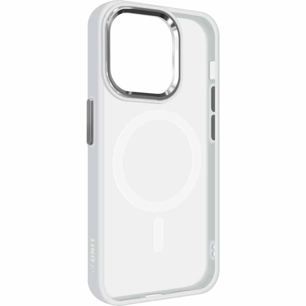 Чехол-накладка ArmorStandart Unit MagSafe for iPhone 14 Pro Max Matte Clear Silver (ARM70438)