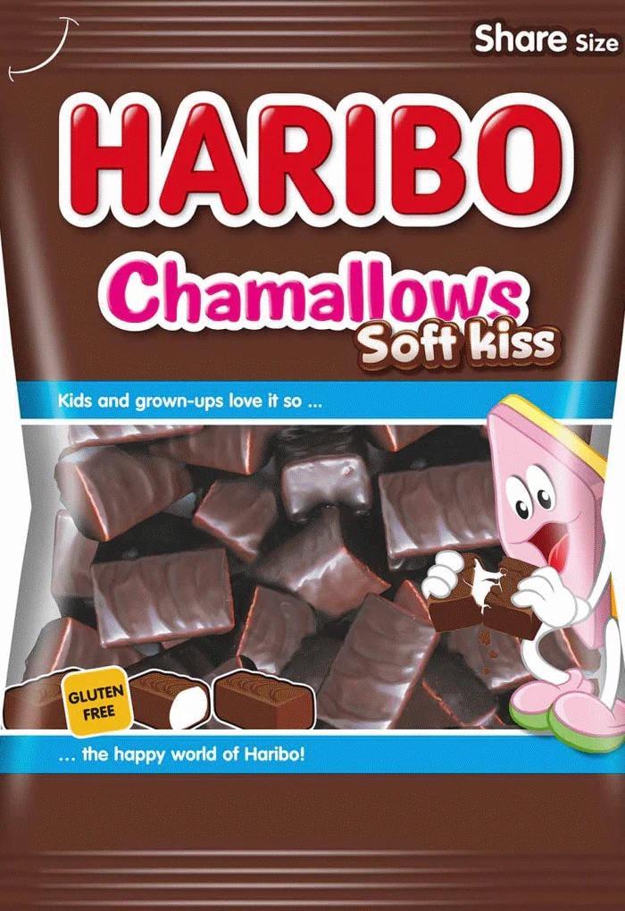 Маршмелоу Haribo Chamallows Soft Kiss зефир в шоколаде 200 г (1908520361)
