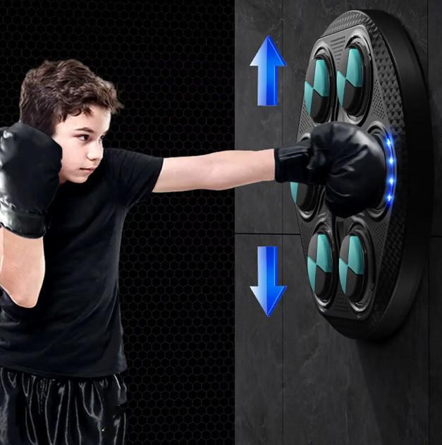 Тренажер для боксу LY-837 з музикою та підсвічуванням 41,5х41,5 см - фото 6