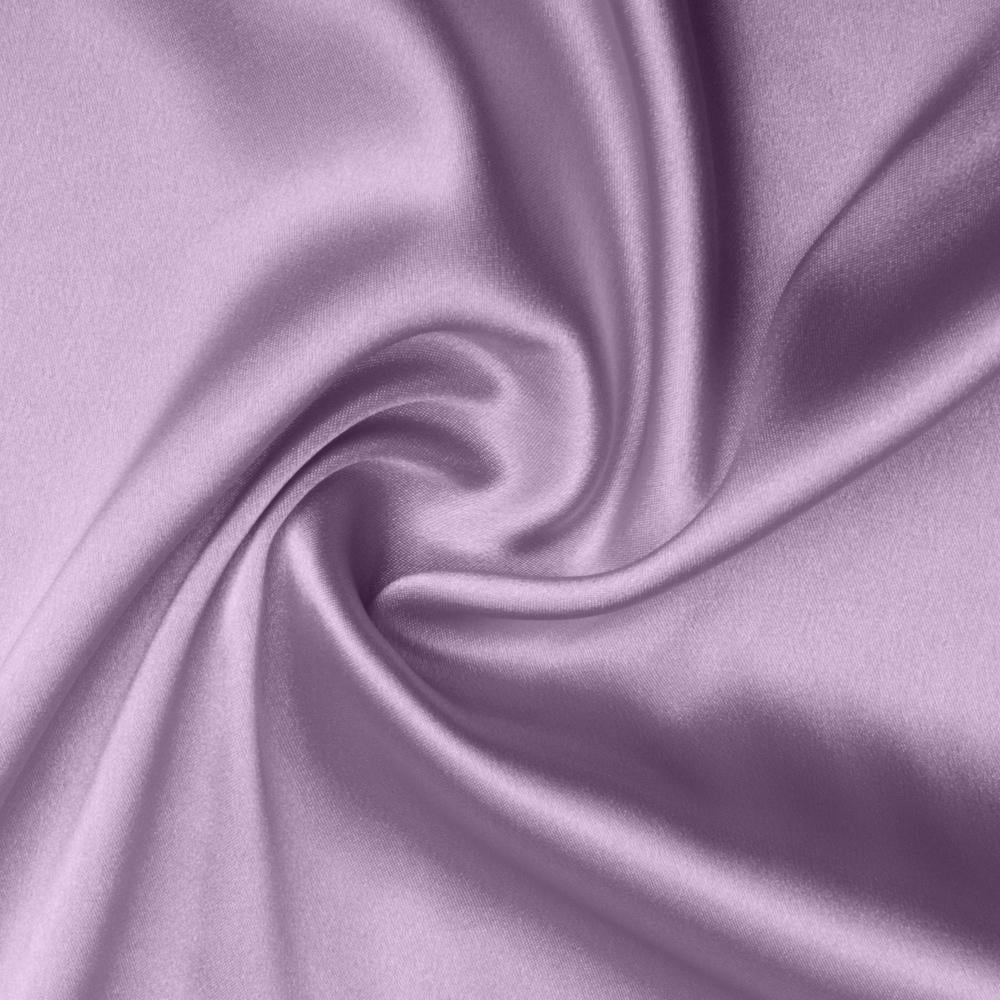 Ткань костюмно-плательная Атлас Голливуд блестящая Сиреневый