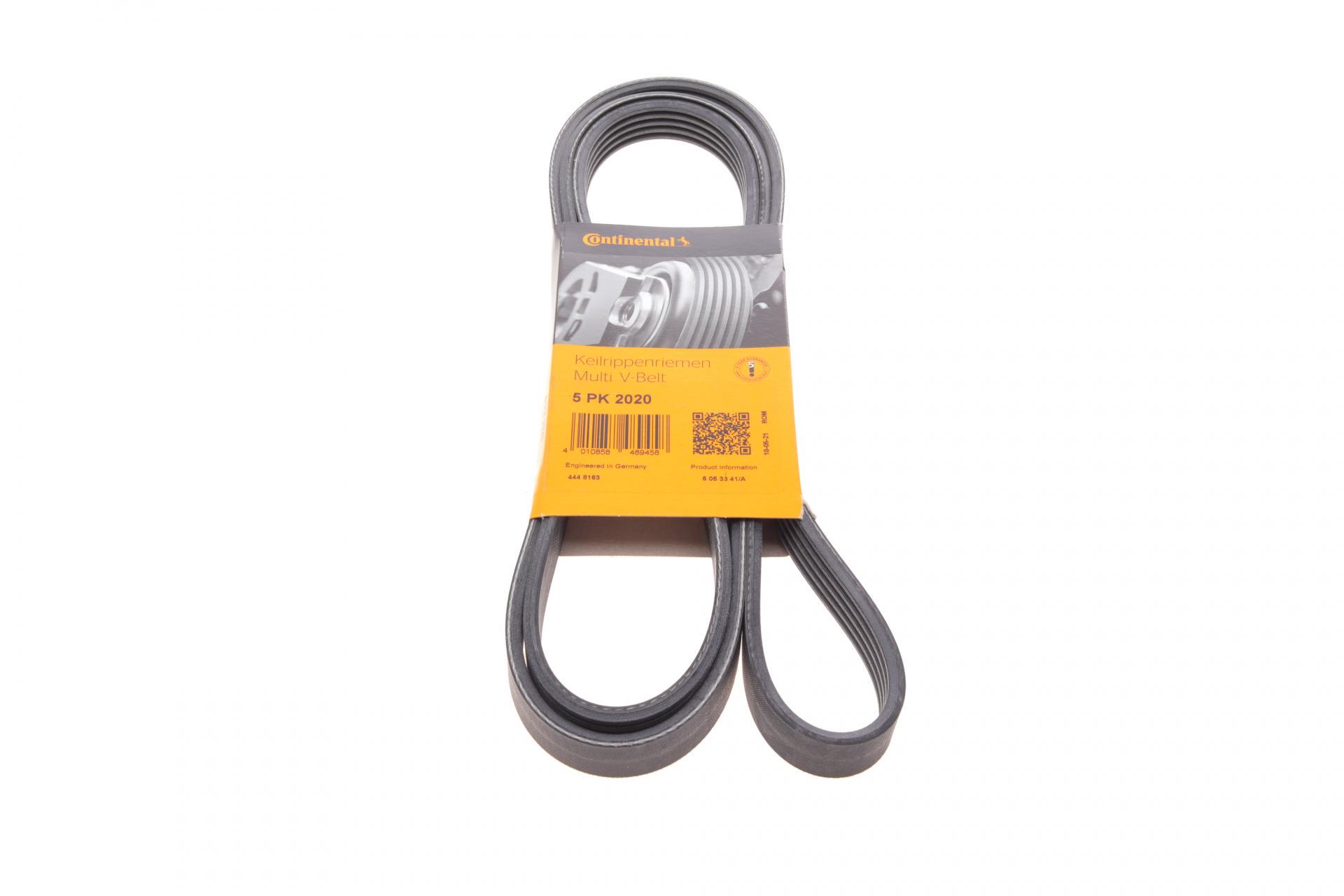 Ремінь генератора Continental Opel Omega B 2.5DTI 01-03/Land Rover Range Rover 3.0D 02-12 (5PK2020)