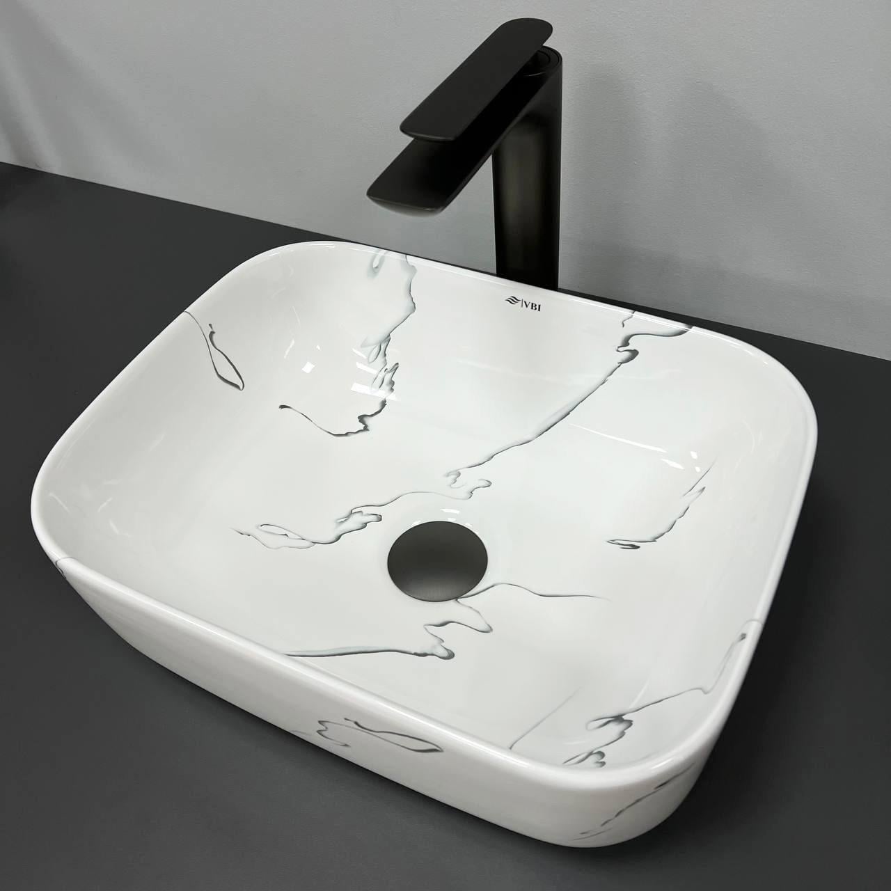 Умивальник накладний VBI PALERMO S Marmo Glossy (2808389625)