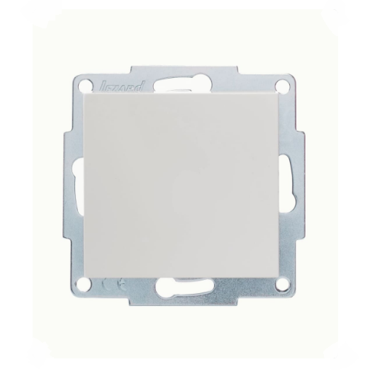 Выключатель одноклавишный Lezard Vesna Белый (26428779)