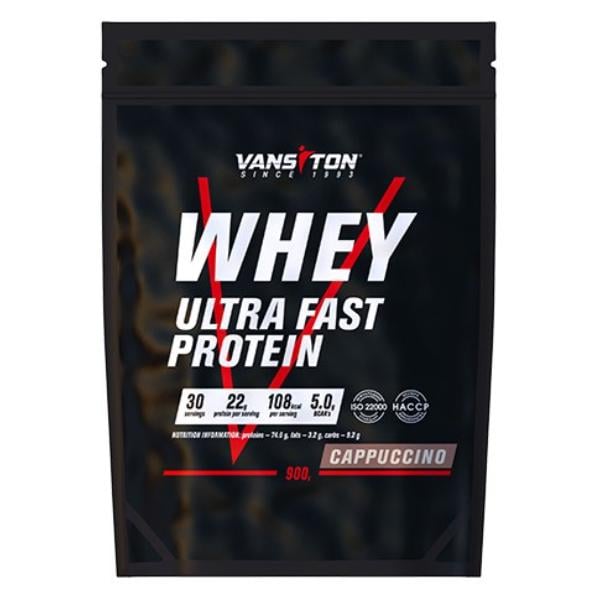 Протеин Vansiton Ultra Protein 900 г 30 порций Cappuccino (000026269)