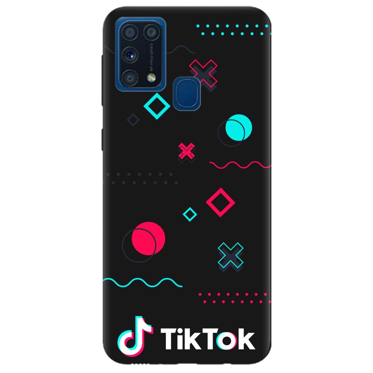 Силиконовый чехол Zorrov для Samsung Galaxy M31 TikTok (14190050273126820)