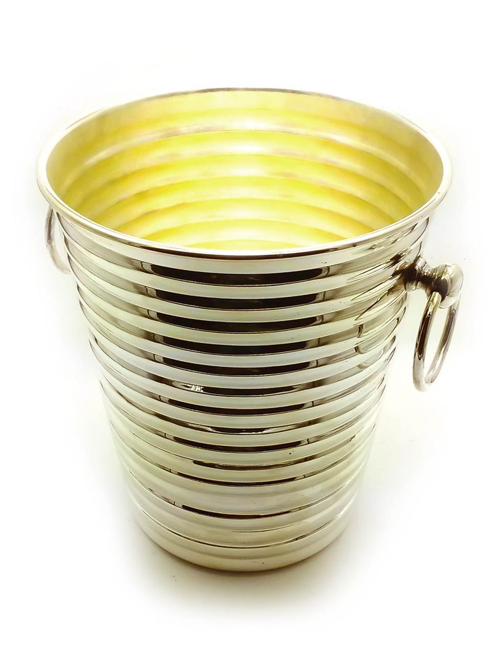 Відро для льоду посріблене 19,5х22 см (28302)