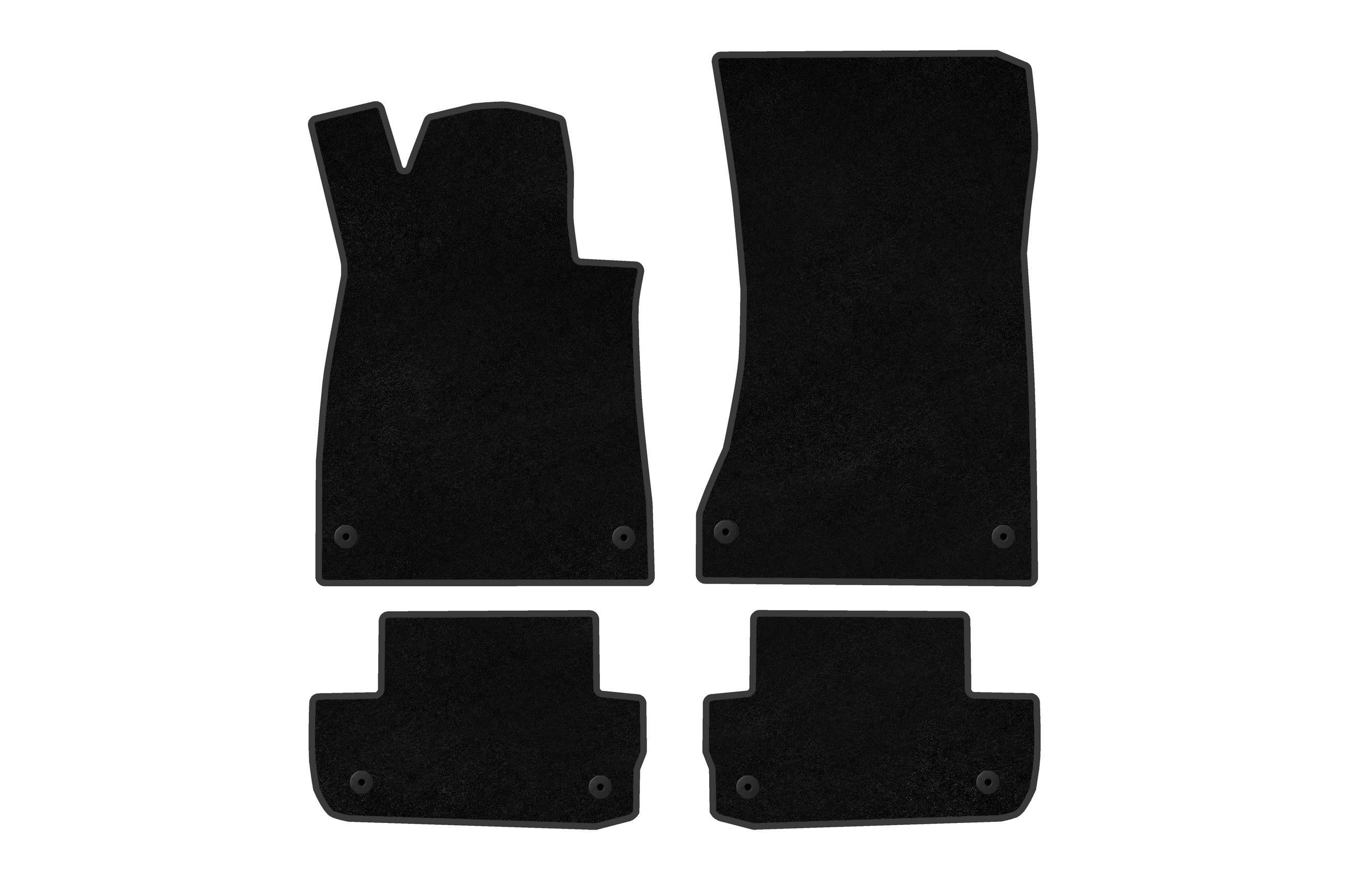 Коврики автомобильные Digital Designs Deluxe для Mercedes S-class C217 Coupe 2014-2020 гг. ткань Черный (185099)