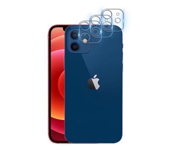 Противоударная гидрогелевая пленка Hydrogel Film для Apple iPhone 12 Pro на камеру 3 шт, Transparent