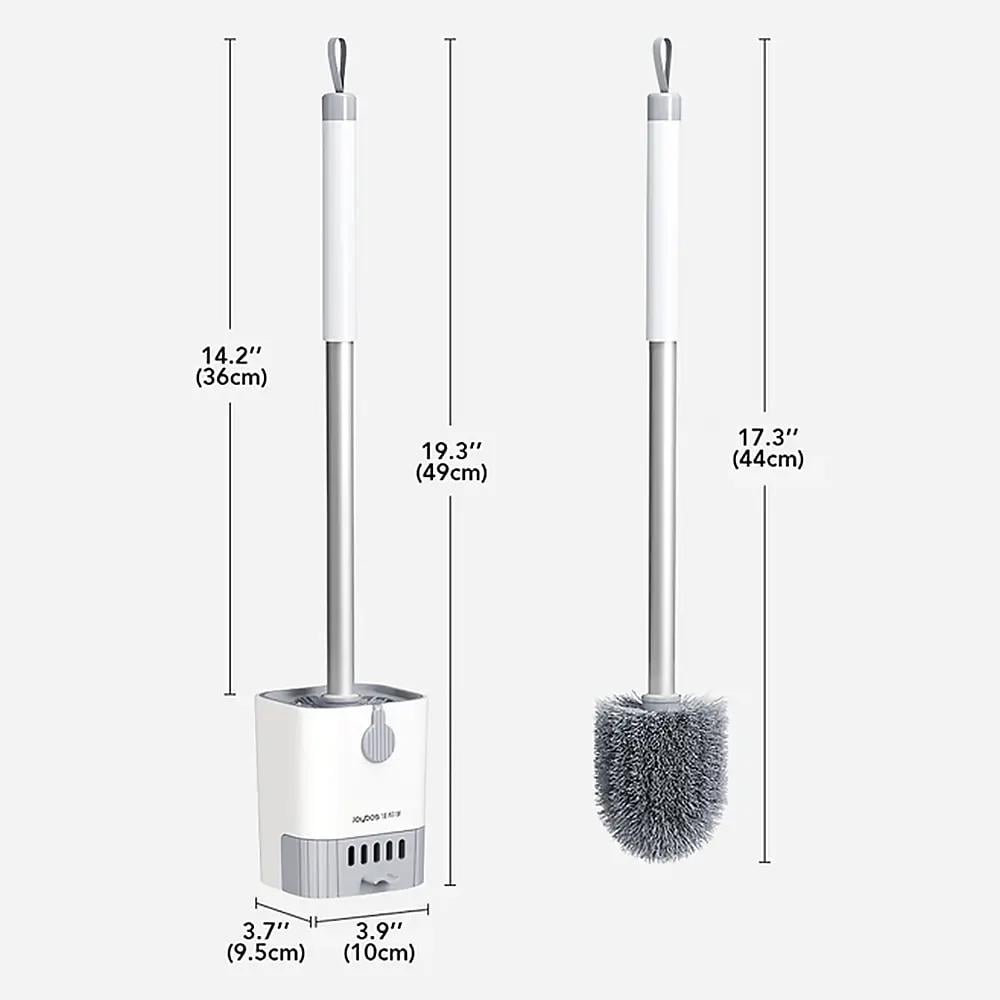 Ершик для унитаза Joybos Hygienic с держателем на стену и съемным поддоном (JBS-MTS-9502-JGY) - фото 3