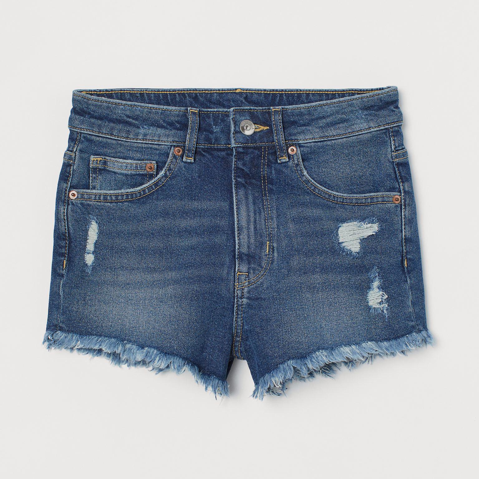 Шорты H&M 884405 р. 38 Деним