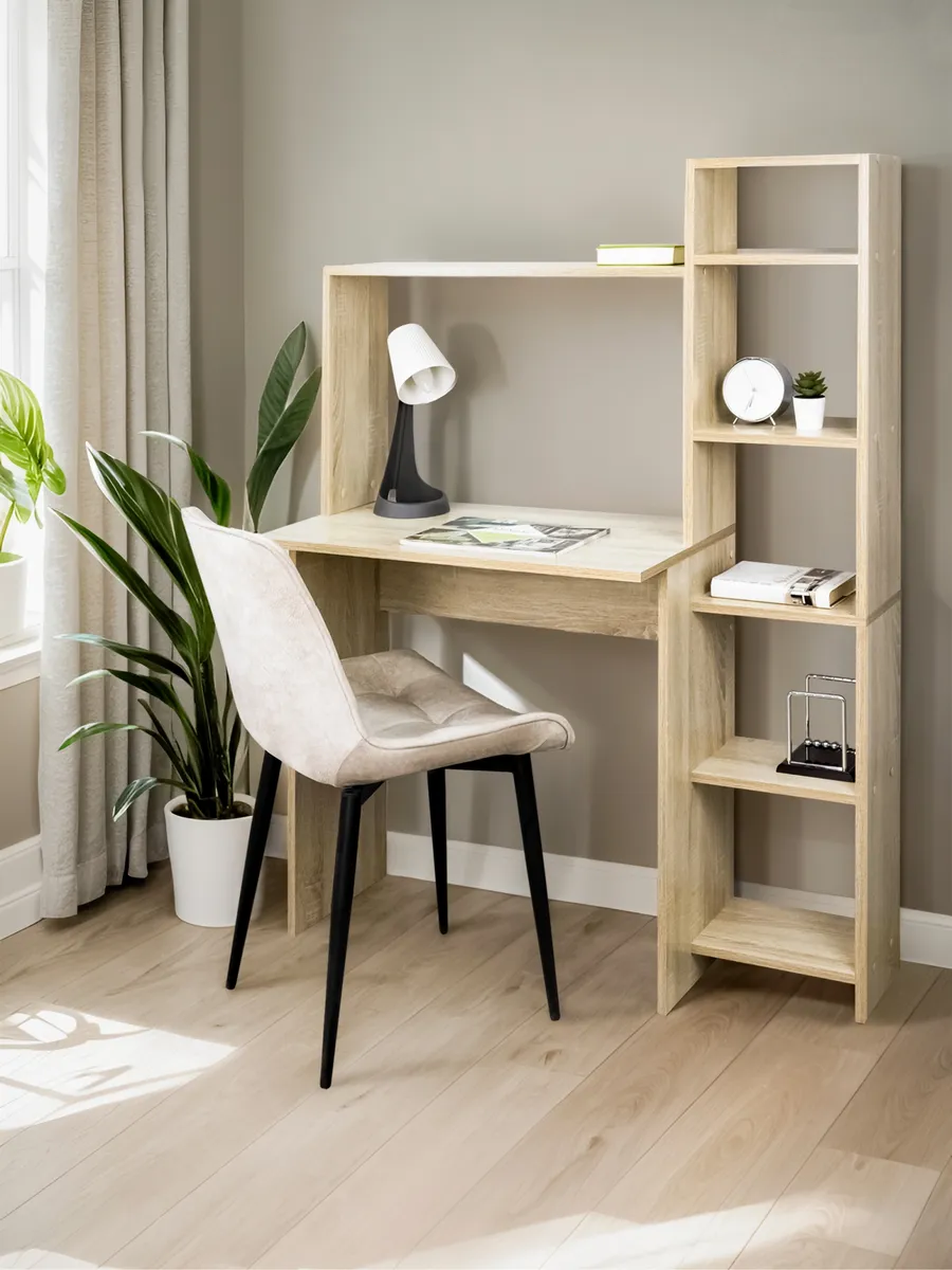 Стіл комп'ютерний Klick-System 2в1 стіл-стелаж СЛ-79 Дуб сонома (СЛ-79-Дс) - фото 1 Стіл комп'ютерний Klick-System 2в1 стіл-стелаж СЛ-79 Дуб сонома (СЛ-79-Дс) - фото 1