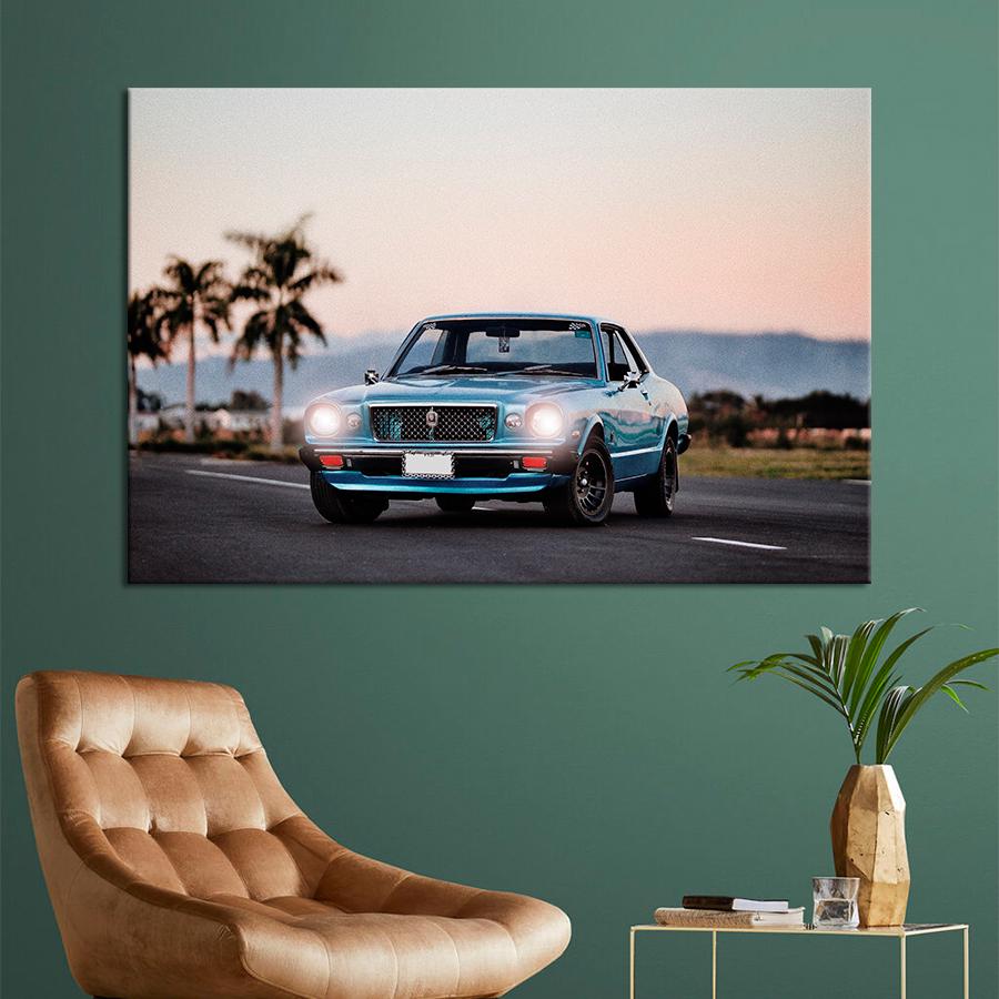 Картина Автомобиль Стильное авто Toyota Corolla 120x80 см (A1170-1)
