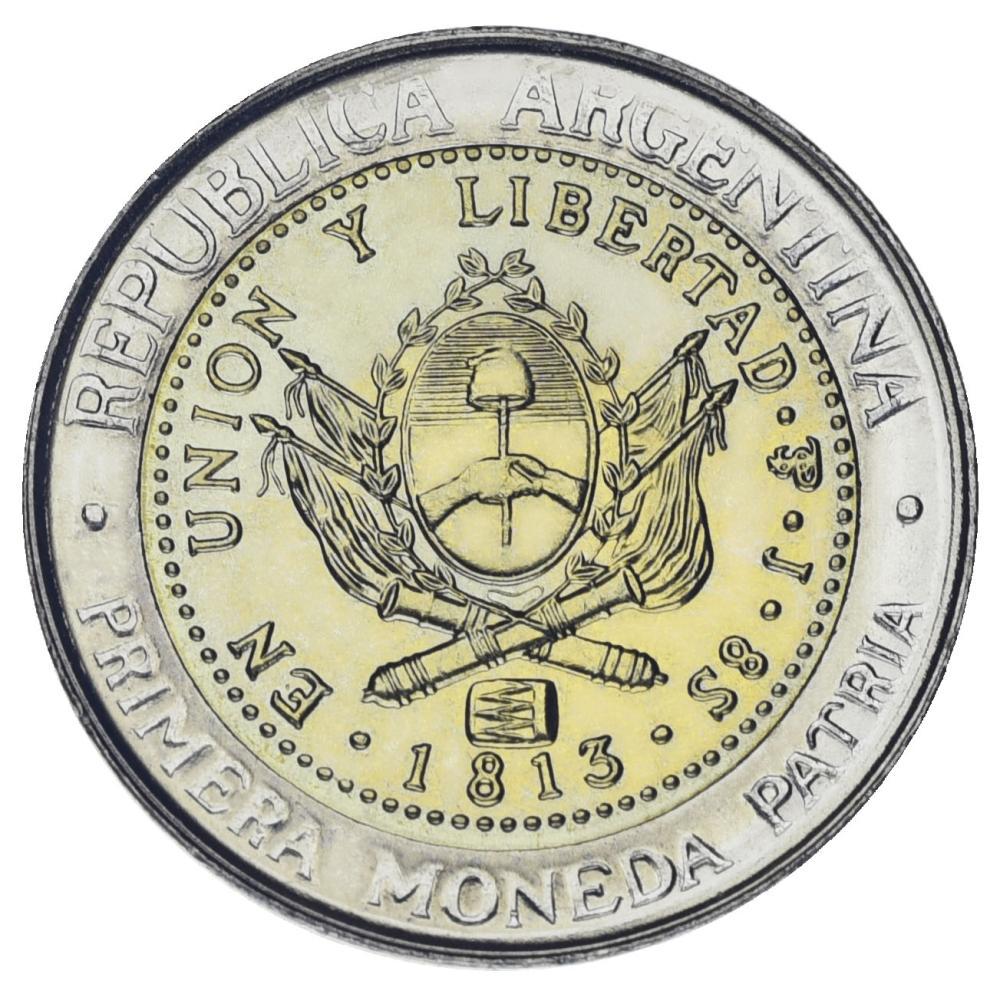 Коллекционная монета Аргентина 1 песо 2016 UNC (М13165)