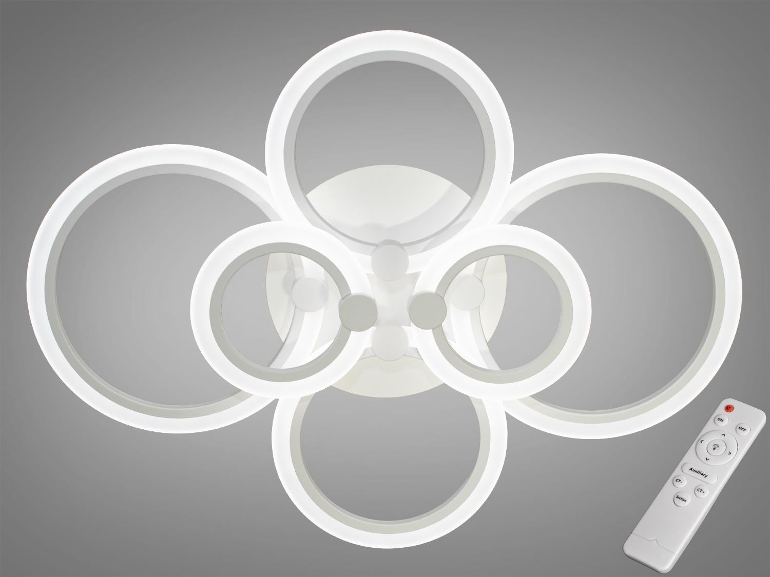 Люстра LED сверхяркая Diasha A8022/6WH 65W Белый