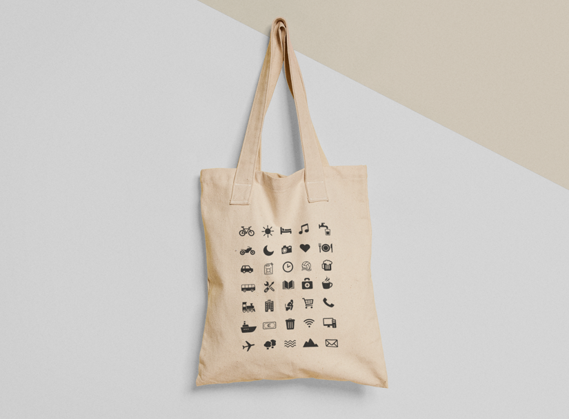 Эко-сумка шоппер с принтом Для туриста 38х40 см Бежевый (ПН14-Т) Эко-сумка шоппер с принтом Для туриста 38х40 см Бежевый (ПН14-Т)