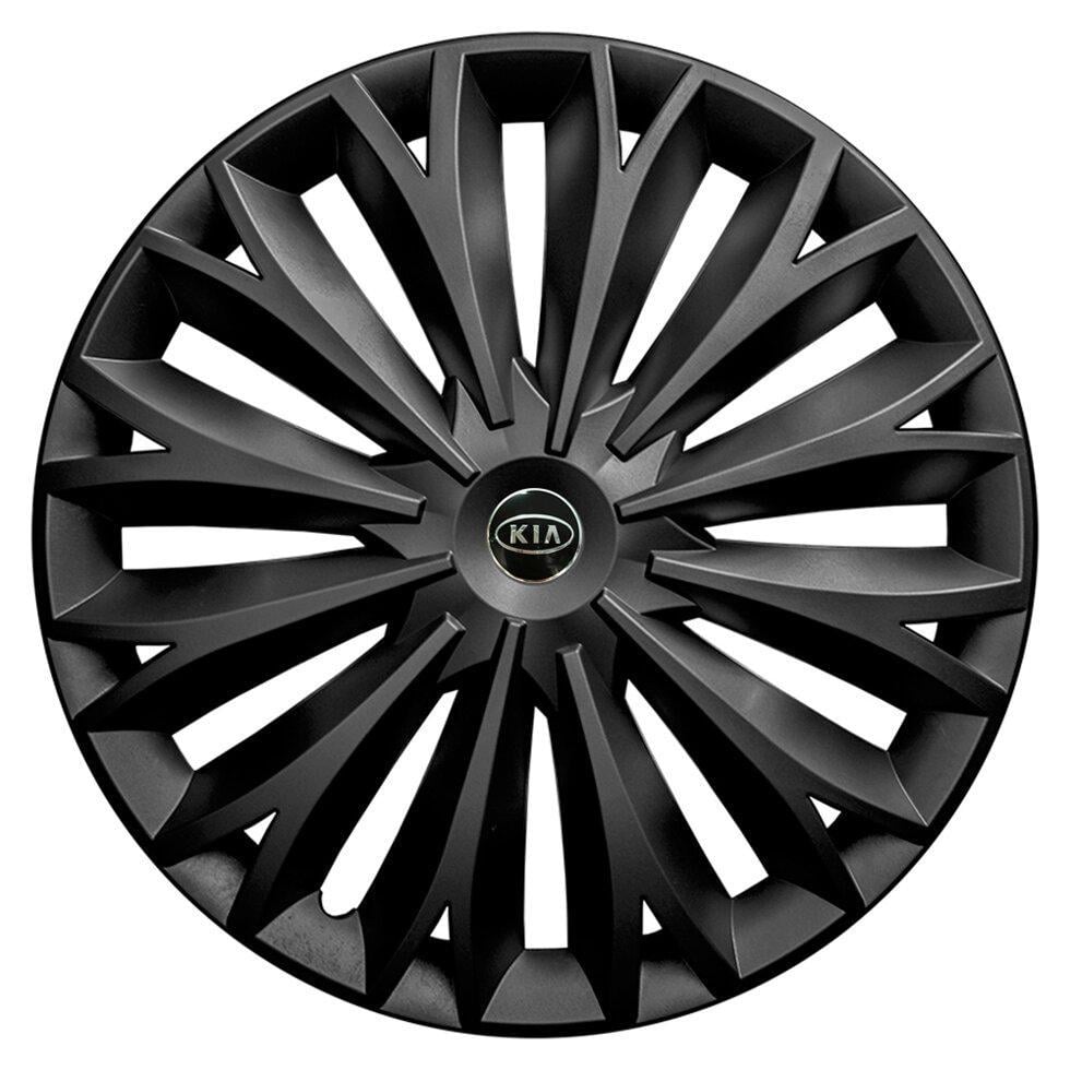 Комплект колпаков JAWOPLAST Sigma R15 для KIA 4 шт. Black (28434632)