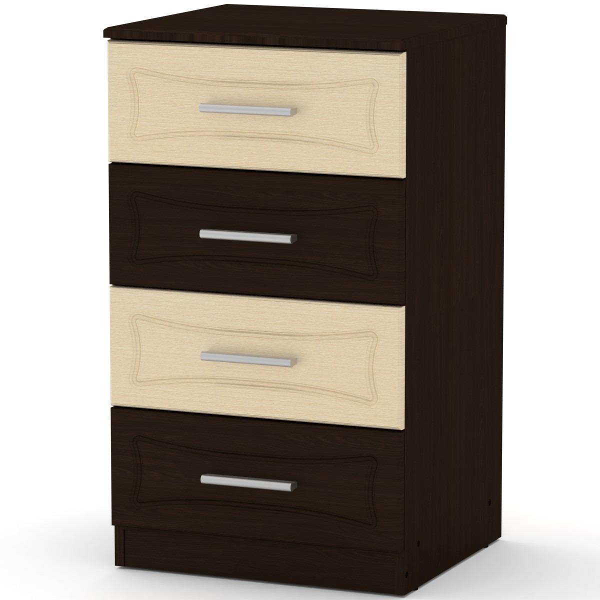 Комод Компанит-4А МДФ Венге комби (84_komp_W_NM) - фото 1 Комод Компанит-4А МДФ Венге комби (84_komp_W_NM) - фото 1