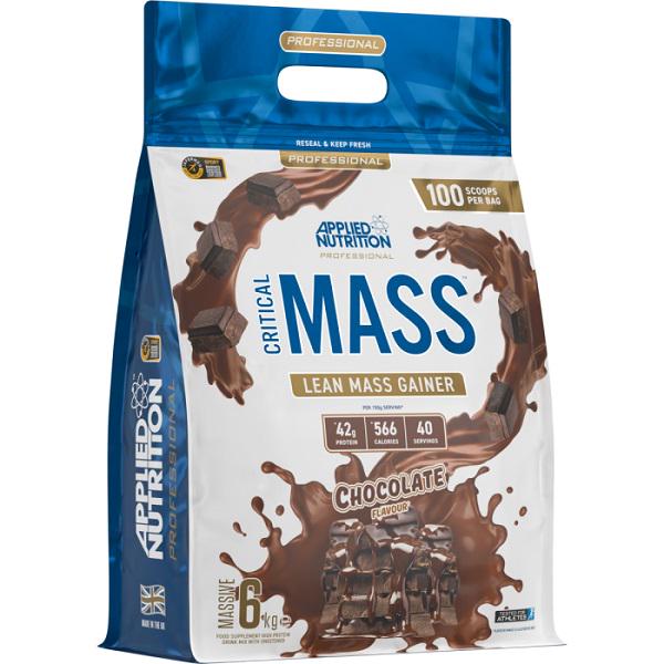 Гейнер Applied Nutrition Critical Mass Professional Chocolate 6000 г 40 порций (000021449)
